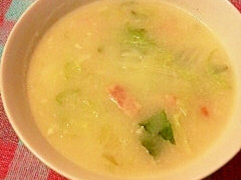 シチュールーで簡単！白菜のうまうまスープ